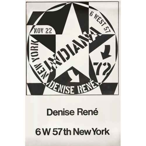 ROBERT (EIGTL. CLARK INDIANA : 'Indiana 1972 Denise Ren� New York' (DOBIASCHOFSKY AUKTIONEN AG)
