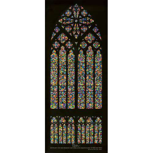 GERHARD RICHTER : 'Entwurf f�r das Fenster des Querhauses des K�lner Doms' (DOBIASCHOFSKY AUKTIONEN AG)