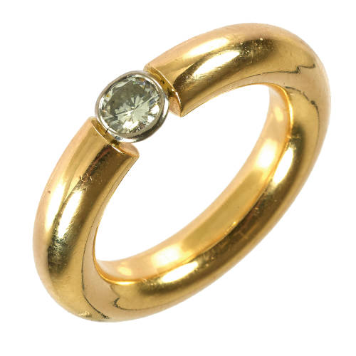 SOLITAIRE-RING : Bucherer, Luzern (DOBIASCHOFSKY AUKTIONEN AG)