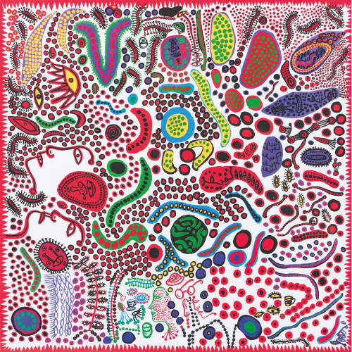 YAYOI KUSAMA : 'Endless life of people' (DOBIASCHOFSKY AUKTIONEN AG)