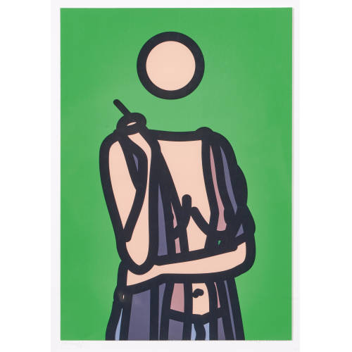 JULIAN OPIE : 'Woman with cigarette' (DOBIASCHOFSKY AUKTIONEN AG)