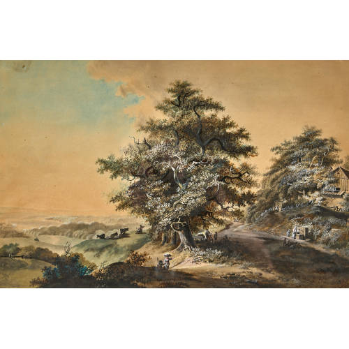 JOHANN HEINRICH (AUCH W�ST) W�EST : H�ckler-Allmend bei Z�rich (DOBIASCHOFSKY AUKTIONEN AG)