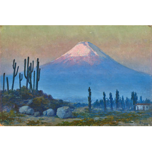 GUILLERMO GOMEZ MAYORGA : El Popocat�petl (DOBIASCHOFSKY AUKTIONEN AG)