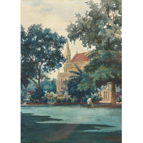M. RAMKRISHNA : 'The University Gardens' (DOBIASCHOFSKY AUKTIONEN AG)
