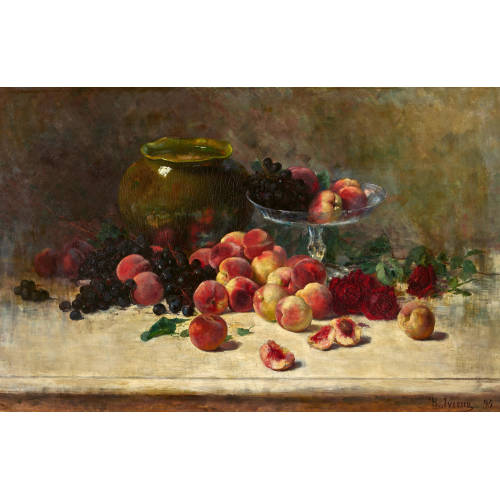 HELENE IVERSEN : Obststillleben (DOBIASCHOFSKY AUKTIONEN AG)