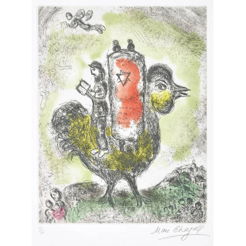 MARC CHAGALL : 'La Thora rouge' (DOBIASCHOFSKY AUKTIONEN AG)
