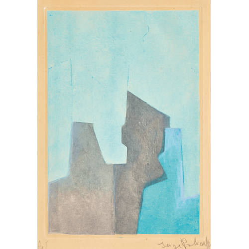 SERGE POLIAKOFF : 'Komposition in Blau' (DOBIASCHOFSKY AUKTIONEN AG)