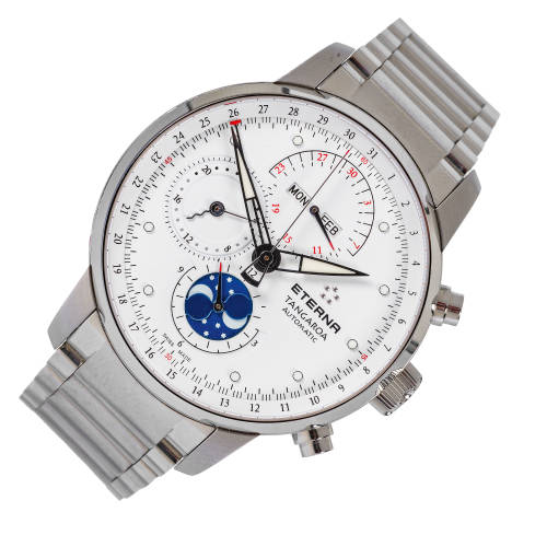 ETERNA : Herrenarmbanduhr 'Tangaroa Moonphase Chronograph' (DOBIASCHOFSKY AUKTIONEN AG)