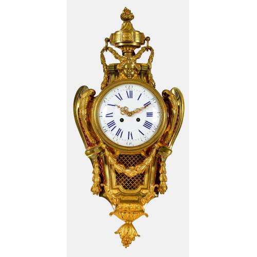CARTEL-UHR : Stil Louis XVI, Frankreich, um 1880-1900 (DOBIASCHOFSKY AUKTIONEN AG)