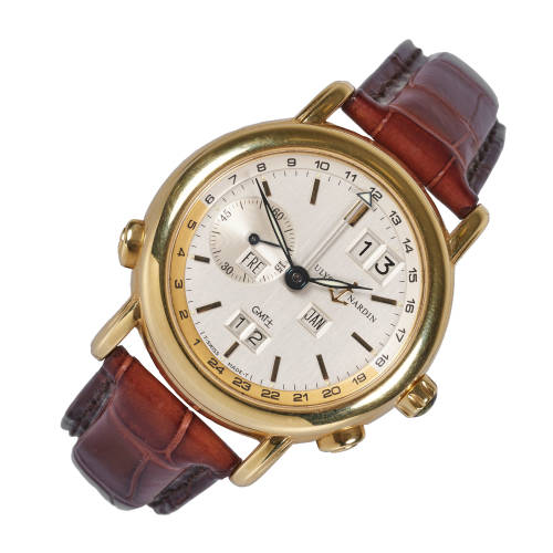 ULYSSE NARDIN : Herrenarmbanduhr 'GMT Perpetual' (DOBIASCHOFSKY AUKTIONEN AG)