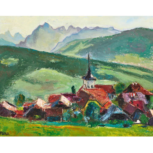 PAUL JAKOB) PAOLO (EIGTL. M�LLER : Bergdorf (DOBIASCHOFSKY AUKTIONEN AG)