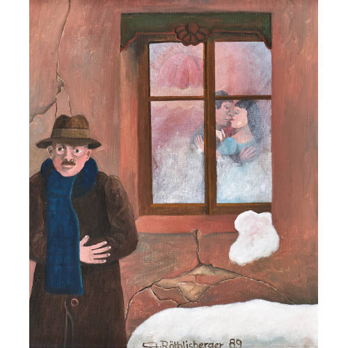 CUNO R�THLISBERGER : 'Vereistes Fenster' (DOBIASCHOFSKY AUKTIONEN AG)