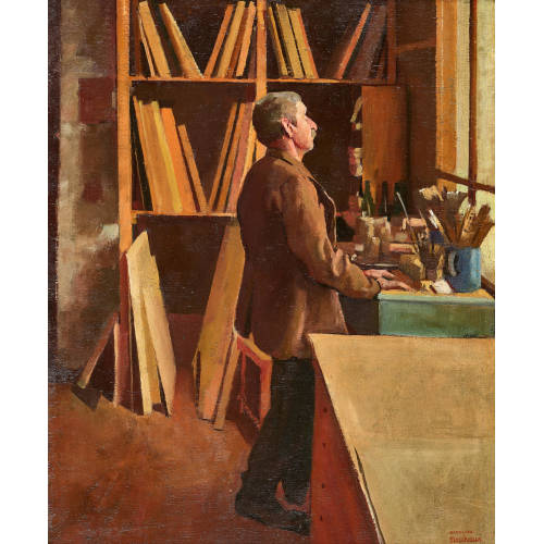 WERNER NEUHAUS : 'Modell im Atelier' (DOBIASCHOFSKY AUKTIONEN AG)