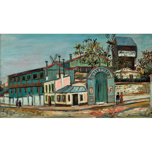 MAURICE UTRILLO : 'Le Moulin de la Galette' (DOBIASCHOFSKY AUKTIONEN AG)