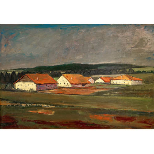 ALBERT SCHNYDER : 'Paysage au ciel gris' (DOBIASCHOFSKY AUKTIONEN AG)