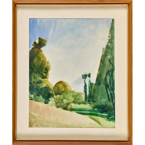 ALBERT CHAVAZ : Paysage (DOBIASCHOFSKY AUKTIONEN AG)
