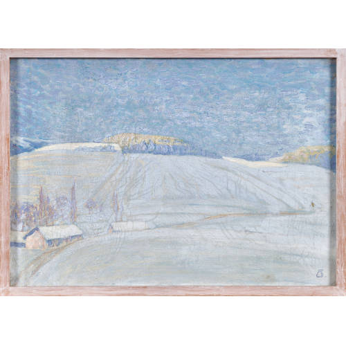 ERNST SAMUEL GEIGER : 'Schneelandschaft' (DOBIASCHOFSKY AUKTIONEN AG)