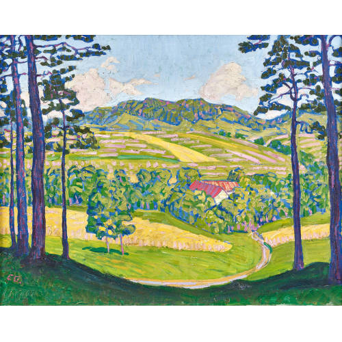 ERNST SAMUEL GEIGER : Sommerliche Landschaft (DOBIASCHOFSKY AUKTIONEN AG)