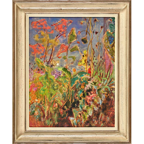 FRITZ EDUARD PAULI : Blumen im sommerlichen Garten (DOBIASCHOFSKY AUKTIONEN AG)