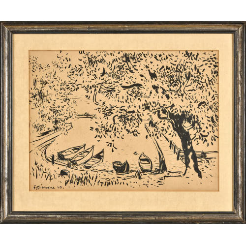 FERNAND GIAUQUE : Am See (DOBIASCHOFSKY AUKTIONEN AG)