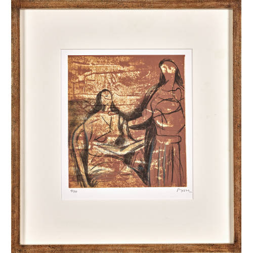 HENRY MOORE : 'Visitation' (DOBIASCHOFSKY AUKTIONEN AG)