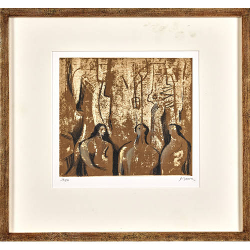 HENRY MOORE : 'The Three Marys' (DOBIASCHOFSKY AUKTIONEN AG)