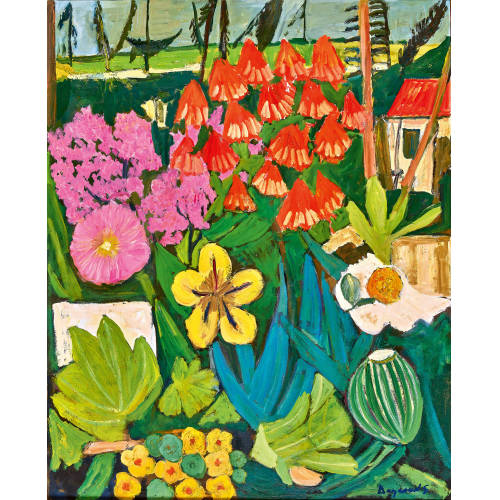 GEORGES BORGEAUD : 'Composition Fleurs' (DOBIASCHOFSKY AUKTIONEN AG)