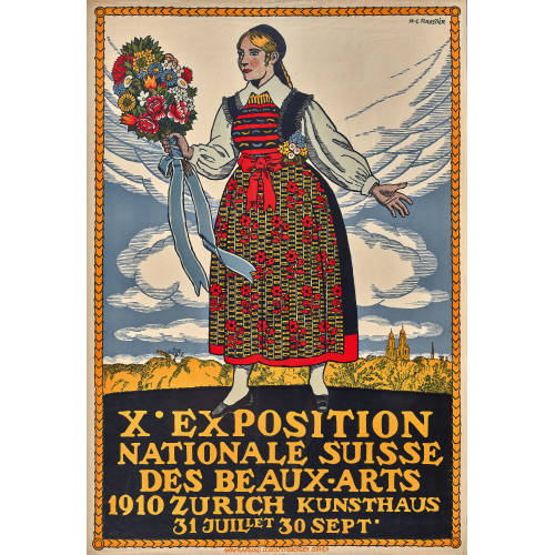 HENRI-CLAUDIUS FORESTIER : 'X. Exposition Nationale Suisse 1910' (DOBIASCHOFSKY AUKTIONEN AG)