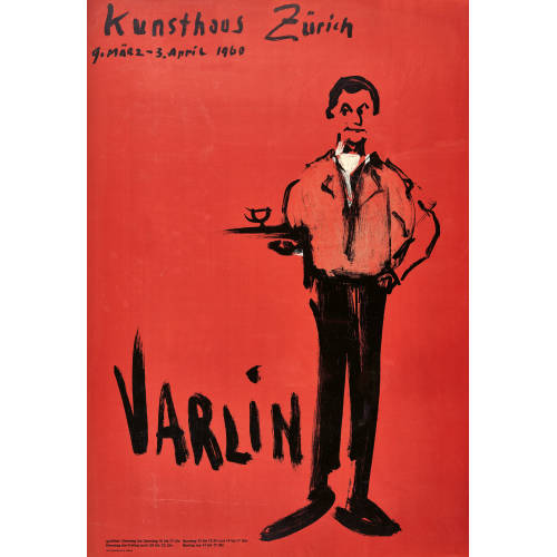 WILLY) VARLIN (EIGTL. GUGGENHEIM : 'Varlin Kunsthaus Z�rich 1960' (DOBIASCHOFSKY AUKTIONEN AG)