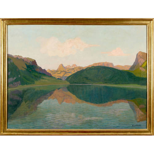 MARCEL AMIGUET : Bergsee (DOBIASCHOFSKY AUKTIONEN AG)
