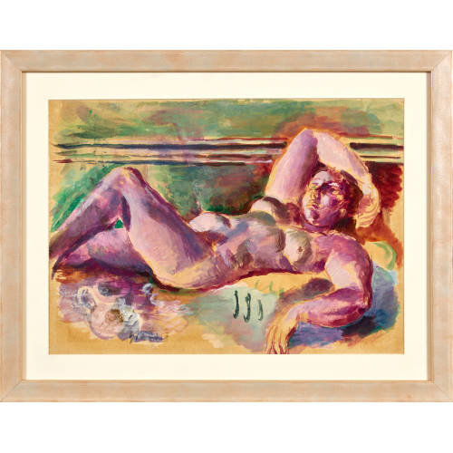 WILHELM GIMMI : 'Le repos du mod�le' (DOBIASCHOFSKY AUKTIONEN AG)