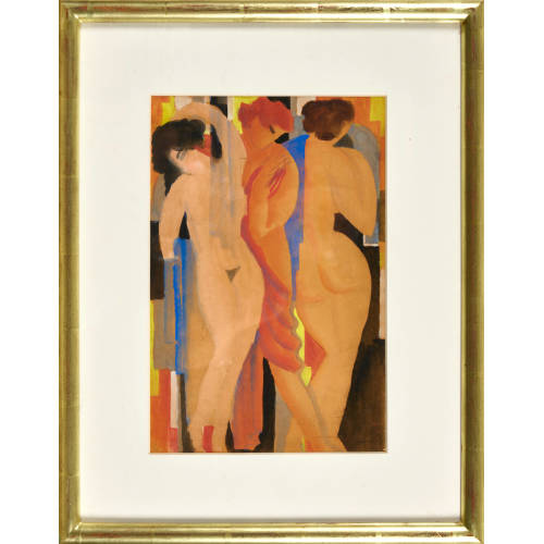 GUSTAVE BUCHET : Trois femmes (DOBIASCHOFSKY AUKTIONEN AG)