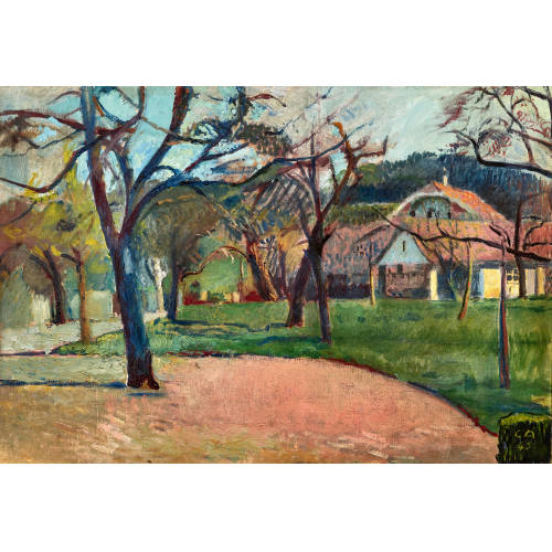 CUNO AMIET : 'Fr�hling auf der Oschwand' (DOBIASCHOFSKY AUKTIONEN AG)