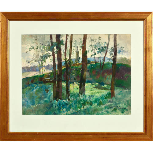 PAUL BOUVIER : Waldst�ck (DOBIASCHOFSKY AUKTIONEN AG)