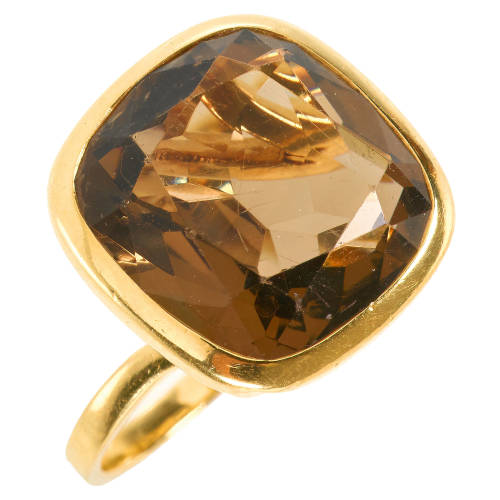 RAUCHQUARZ-RING : (DOBIASCHOFSKY AUKTIONEN AG)