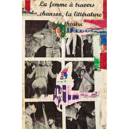 JACQUES DE LA VILLEGL� : 'La femme � travers' (DOBIASCHOFSKY AUKTIONEN AG)