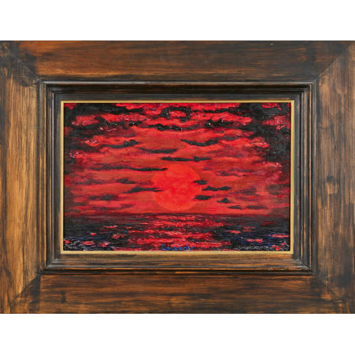 ANDR� JEAN EVARD : Coucher de soleil (DOBIASCHOFSKY AUKTIONEN AG)