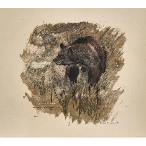 ROBERT HAINARD : 'Ours dans les herbes s�ches' (DOBIASCHOFSKY AUKTIONEN AG)