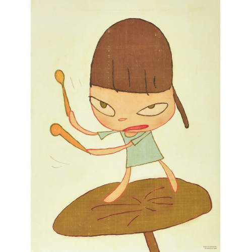 YOSHITOMO NARA : 'Marching of a Butterbur Leaf' (DOBIASCHOFSKY AUKTIONEN AG)