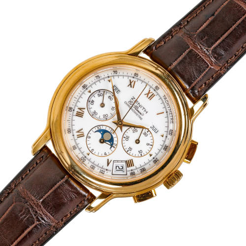 ZENITH : Herrenarmbanduhr 'El Primero Chronomaster Triple Calendar Moonphase (DOBIASCHOFSKY AUKTIONEN AG)