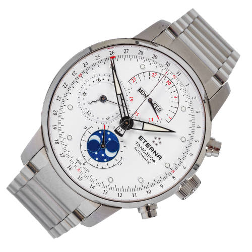 ETERNA : Herrenarmbanduhr 'Tangaroa Moonphase Chronograph' (DOBIASCHOFSKY AUKTIONEN AG)