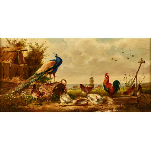 SOMMERFELDT : Der Pfau im H�hnerhof (DOBIASCHOFSKY AUKTIONEN AG)