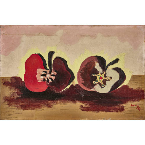 JEAN LUR�AT : 'Deux pommes coup�es' (DOBIASCHOFSKY AUKTIONEN AG)