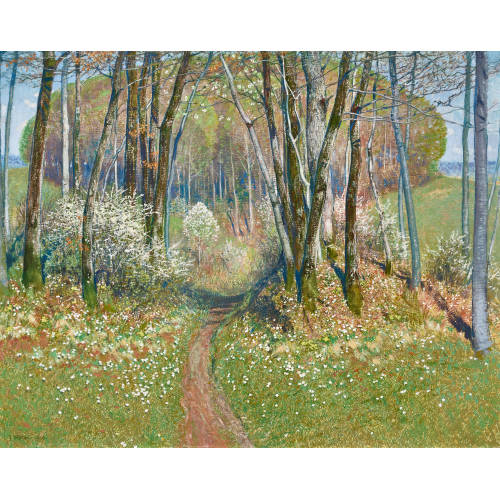 PAUL (EIGTL. L�O-PAUL-SAMUEL) ROBERT : Waldweg im Fr�hling (DOBIASCHOFSKY AUKTIONEN AG)