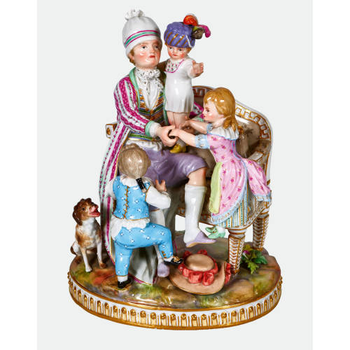 FIGURENGRUPPE : Meissen, um 1850-1924 (K�nigliche Porzellan Manufaktur) (DOBIASCHOFSKY AUKTIONEN AG)