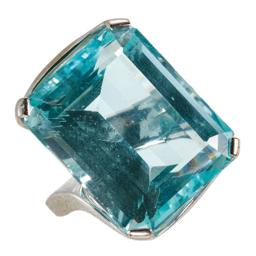 AQUAMARIN-RING : (DOBIASCHOFSKY AUKTIONEN AG)