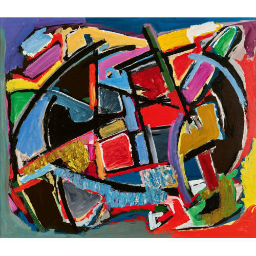 ADRIEN SEGUIN : Composition abstraite (DOBIASCHOFSKY AUKTIONEN AG)