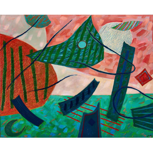 HENRI BERNARD GOETZ : Composition abstraite (DOBIASCHOFSKY AUKTIONEN AG)