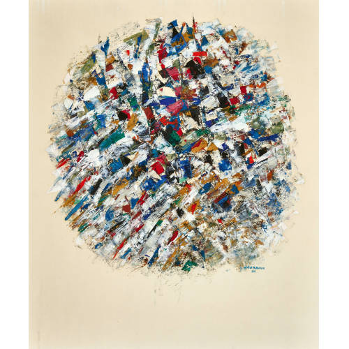 JACQUES GERMAIN : Composition abstraite (DOBIASCHOFSKY AUKTIONEN AG)