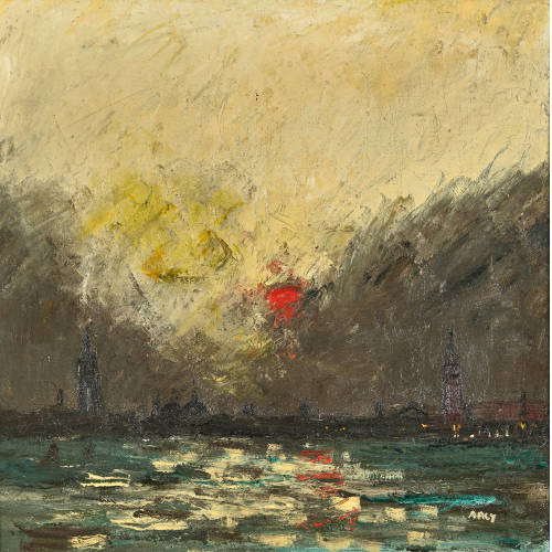 MICHEL MALY : 'Soleil rouge � Venice' (DOBIASCHOFSKY AUKTIONEN AG)